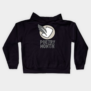 April - Poetry Month Kids Hoodie